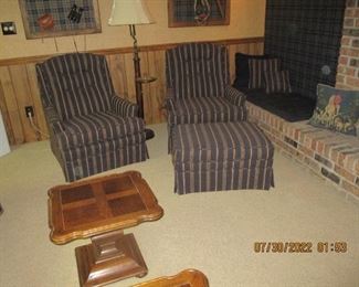 Coordinating chairs with sofa