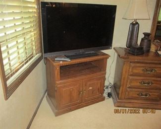 Small entertainment cabinet and Sony TV