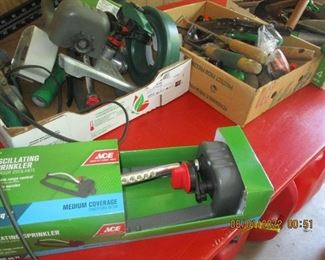Various lawn equipment