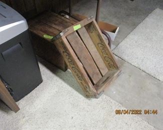Misc. wood boxes and crates