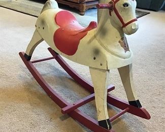 Antique rocking horse