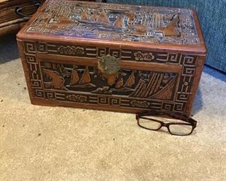 carved box