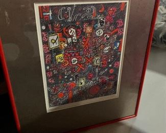 Charles Alexander original-well -known modern artist from Detroit