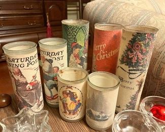 Vintage Christmas candles
