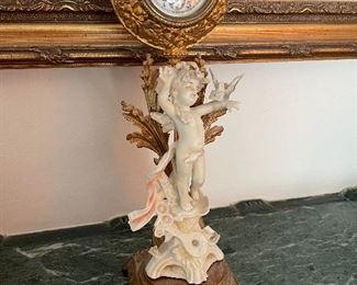 Ansonia Cherub mantle clock, circa 1900