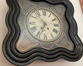 French picture frame clock, circa 1880's.