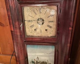 Jerome Co. wall clock.