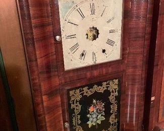 Jerome & Co 2 panel, 8 day clock.