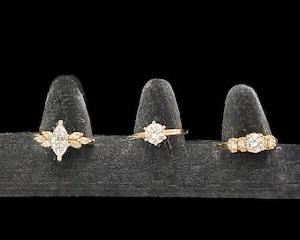 14k Gold CZ Rings