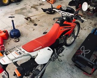 Honda motorcycle dirt bike