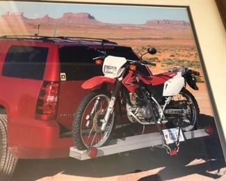 Photo of Bike and bike trailor - Both are to the left of this picture