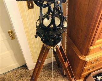 Antique surveying equipment