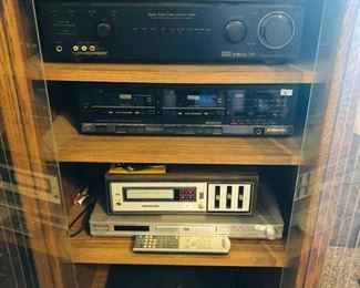 Record player and eight track