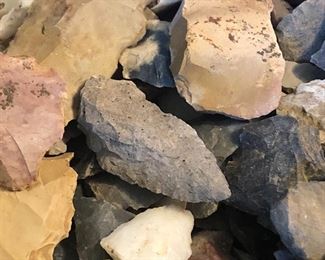 American Indian arrow heads