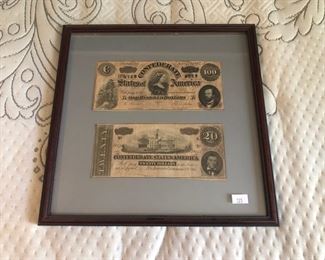 Confederate money