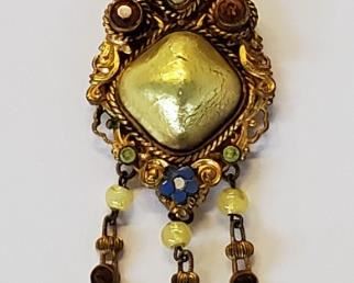 Edwardian costume jewelry necklace