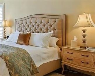 King size bed by Vanguard. mattress not included