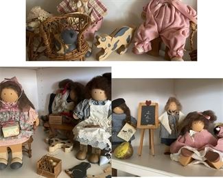 A collection of Lizzie High dolls