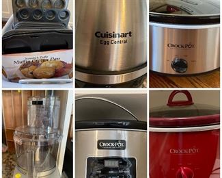 A full kitchen’s worth of pots, pans, cookers, utensils