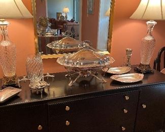 Beautiful black lacquer buffet by Facade, Mt Airy