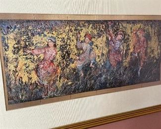 “Rejoice” by Edna Hibel, limited edition print