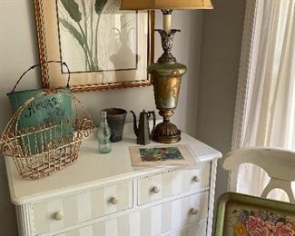 Painted 4 drawer chest