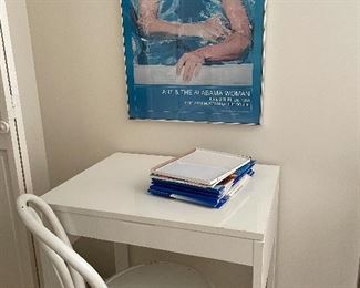 Small desk, Jeanne Maddox print