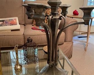 Large 5 candle candelabrum