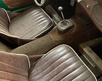 Vintage Austin Healey interior