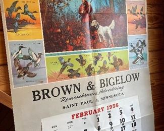 Vintage calendar