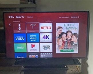 TCL Roku Flat Screen TV 