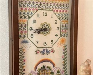 Crosstitch Clock