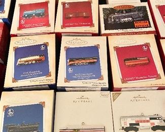 "Trains" Hallmark Collector's Series Ornaments, NIB