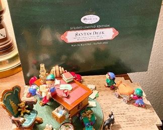 Studio Limited Edition - "Santa's Desk" - Dated 2001, New in Box.