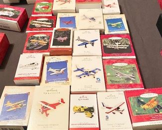"Airplanes" Hallmark Ornaments-Various Years