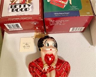 "Betty Boop" Ornaments
