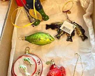 Fishing Christmas Ornaments
