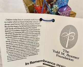 Additional photo of information on the September 11 ornament.