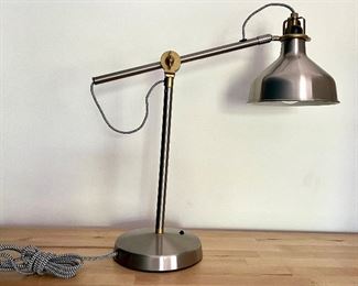 Adjustable IKEA Ranarp Table Lamp measuring about 17" tall. In working condition. 