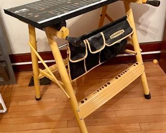 WorkForce Multi Use Workbench/Clamping Table that measures 31x32x25 inches. 