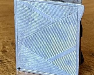 Vintage Sterling Silver Compact Double Sided Picture Frame 1.75"W X 2"H