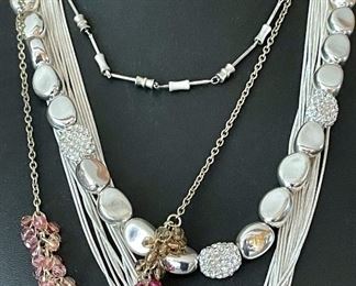 (4) Vintage Necklaces - Coldwater Creek, Brooks Brothers, And More