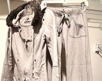 Juicy Couture 2pc jacket and pants set - there is more clothes than what is shown in these pictures