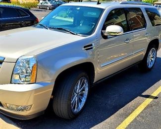 08 Cadillac Escalade  - 152,919 miles- Bidding will start at $7500. Bidding  ends Sunday August 14 at 4 PM - must be paid by cashiers check or cash