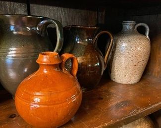 N.C. Pottery Pitchers and Jugs
