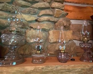 Antique Oil and Finger Lamps