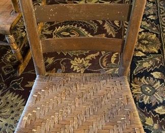 Early Cane Bottom Chair