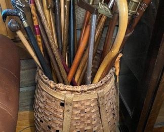 Assorted Collectibles Canes and Walking Sticks