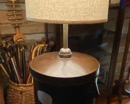 Neat Primitive Dairy Milker Converted into Lamp