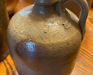 North Carolina Salt Glaze Pottery Jugs